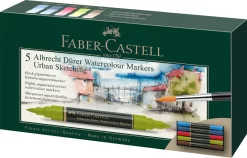 Faber-Castell Faber Castell FC-160308 Aquarel Marker Albrecht Dürer 5 Stuks Urban Sketching