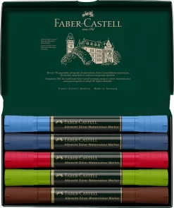 Faber-Castell Faber Castell FC-160308 Aquarel Marker Albrecht Dürer 5 Stuks Urban Sketching 6 Faber-Castell Faber Castell FC-160308 Aquarel Marker Albrecht Dürer 5 Stuks Urban Sketching -Beste Speelgoed 0006500806600 2