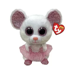 TY Beanie Boos Knuffel Muis Nina 24 Cm