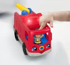 Fisher Price Little People Brandweerauto 7 Fisher Price Little People Brandweerauto -Beste Speelgoed 0194735011063 2