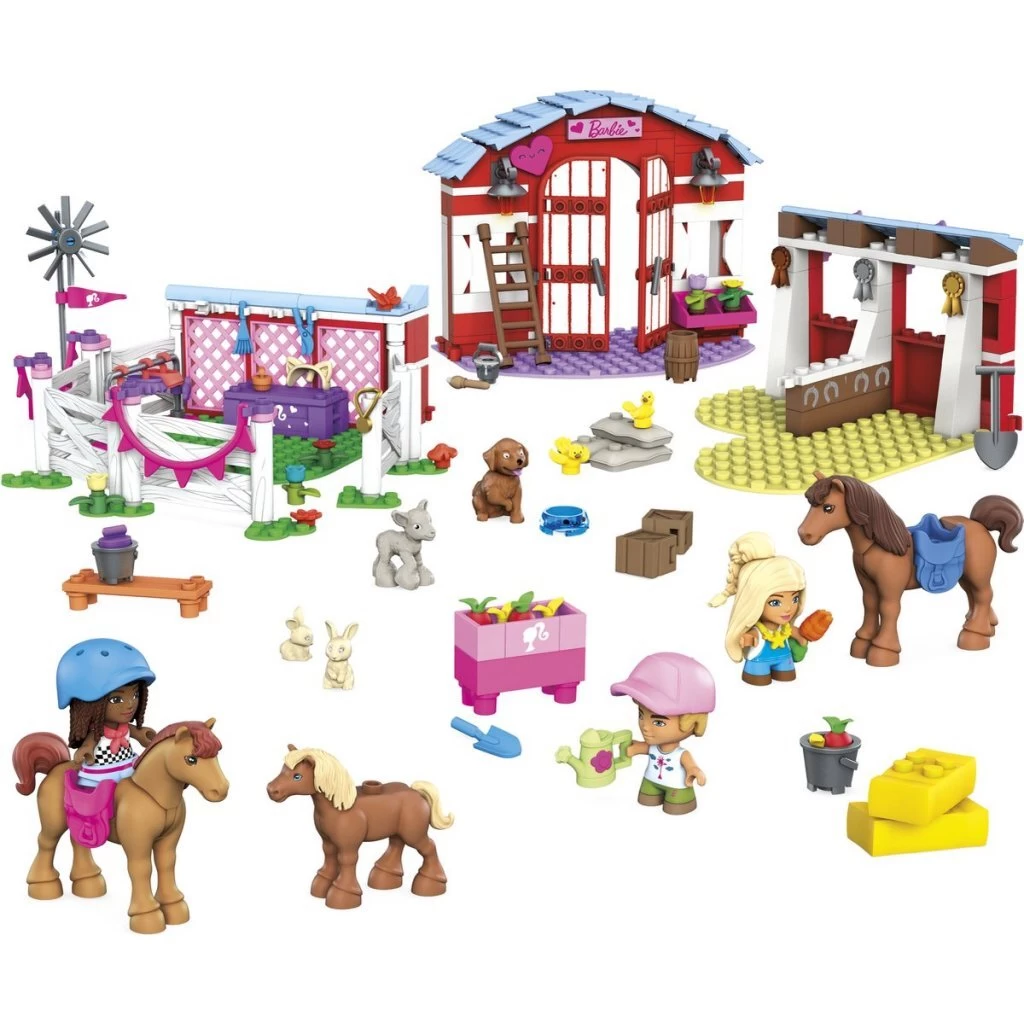 Mega Bloks Barbie Paardenstal 2 Mega Bloks Barbie Paardenstal - Afbeelding 2