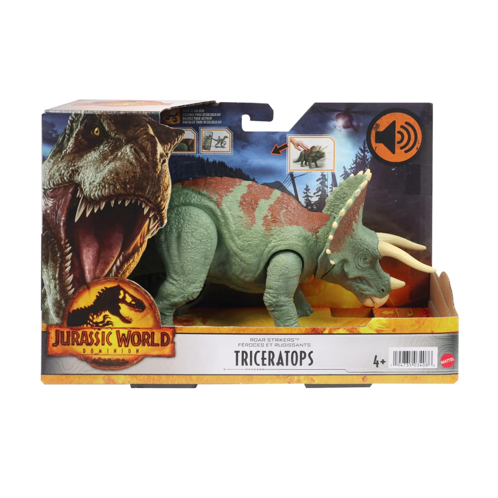 Mattel Jurassic World Roar Strikers Dino Met Geluid 1 Mattel Jurassic World Roar Strikers Dino Met Geluid