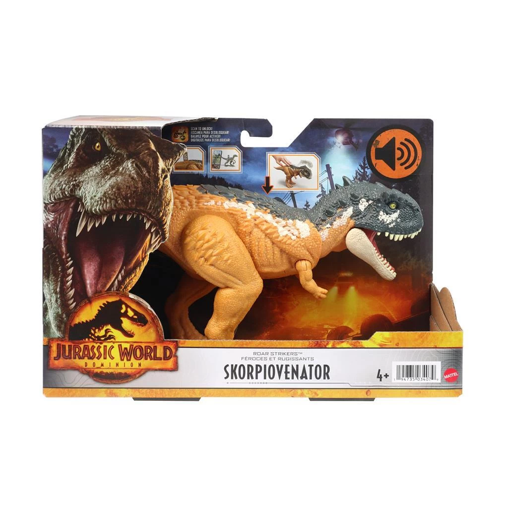 Mattel Jurassic World Roar Strikers Dino Met Geluid 2 Mattel Jurassic World Roar Strikers Dino Met Geluid - Afbeelding 2