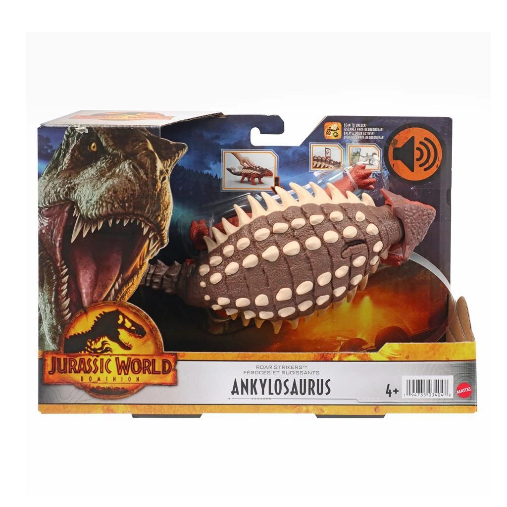 Mattel Jurassic World Roar Strikers Dino Met Geluid 3 Mattel Jurassic World Roar Strikers Dino Met Geluid - Afbeelding 3