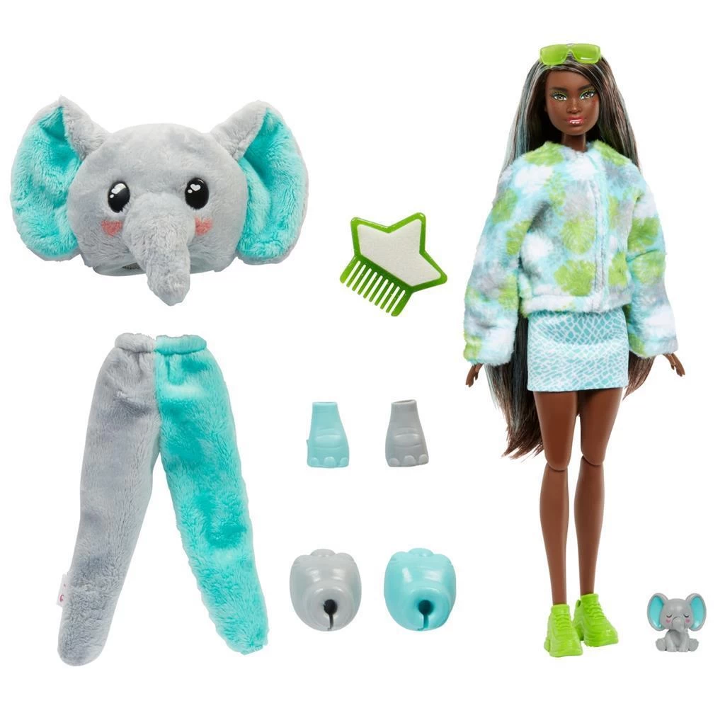 Barbie Cutie Reveal Jungle Series Olifant 2 Barbie Cutie Reveal Jungle Series Olifant - Afbeelding 2