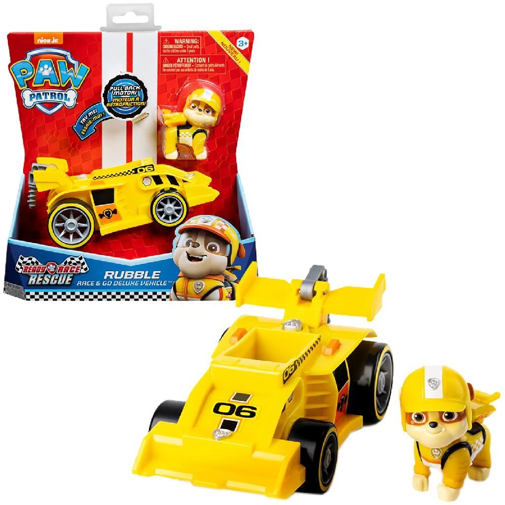 Paw Patrol Ready Race Rescue Voertuig Met Rubble + Geluid 1 Paw Patrol Ready Race Rescue Voertuig Met Rubble + Geluid