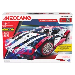 Meccano 25 Modelset Super Car (Red) 6 Meccano 25 Modelset Super Car (Red) -Beste Speelgoed 0778988374245 2
