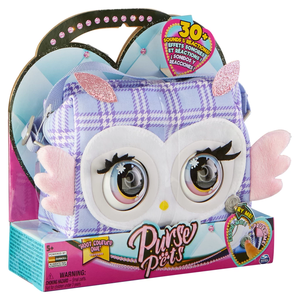 Spin Master Purse Pets Hoot Couture Owl + Geluid 10 Spin Master Purse Pets Hoot Couture Owl + Geluid - Afbeelding 10