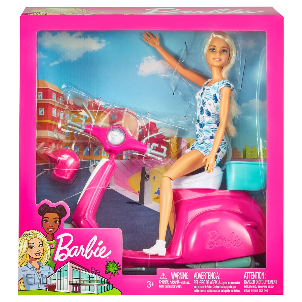 Barbie Pop Met Scooter 1 Barbie Pop Met Scooter