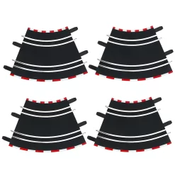 Carrera Bochten Voor Racebaan 1/45 4 Stuks