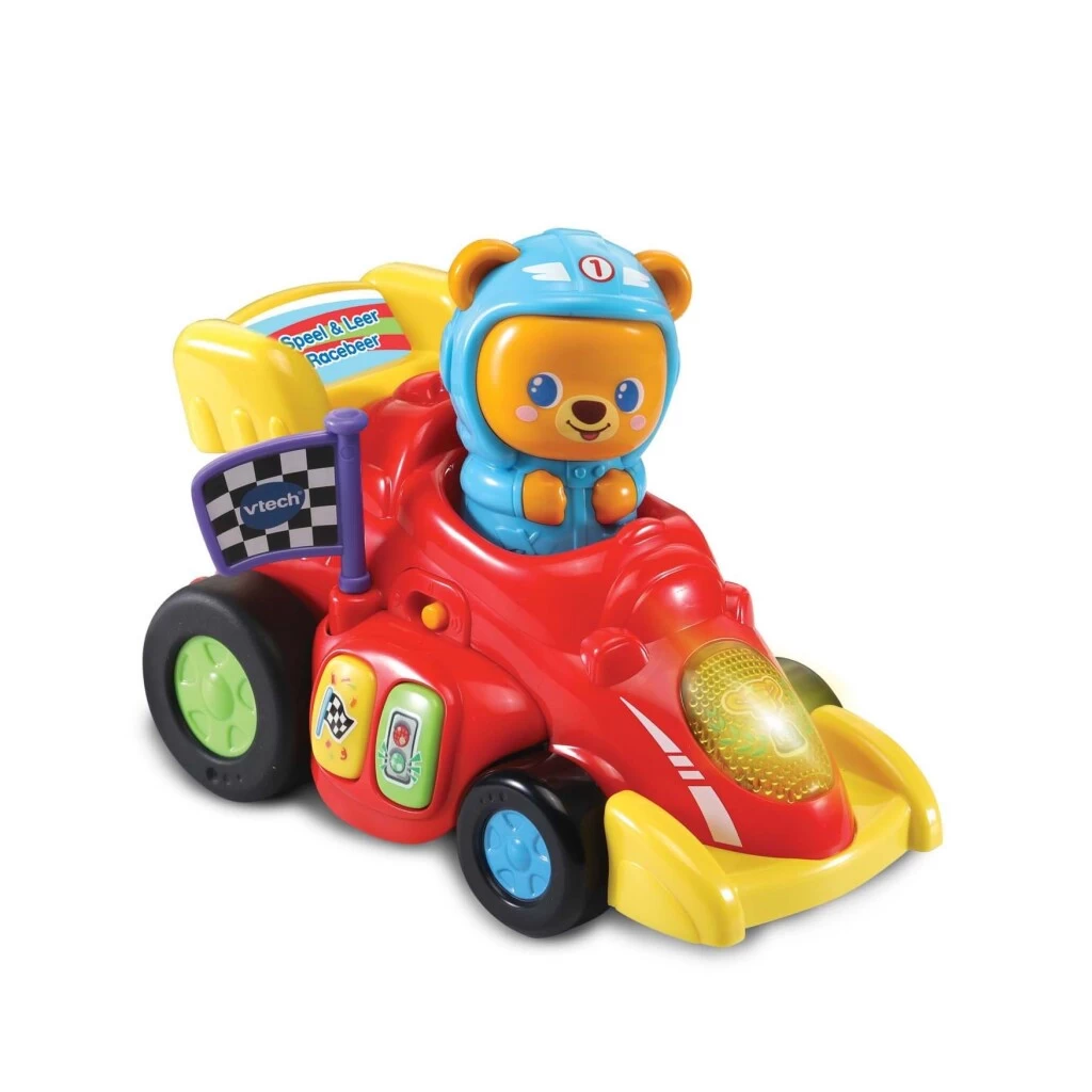 VTech Baby Speel En Leer Racebeer + Licht En Geluid 1 VTech Baby Speel En Leer Racebeer + Licht En Geluid