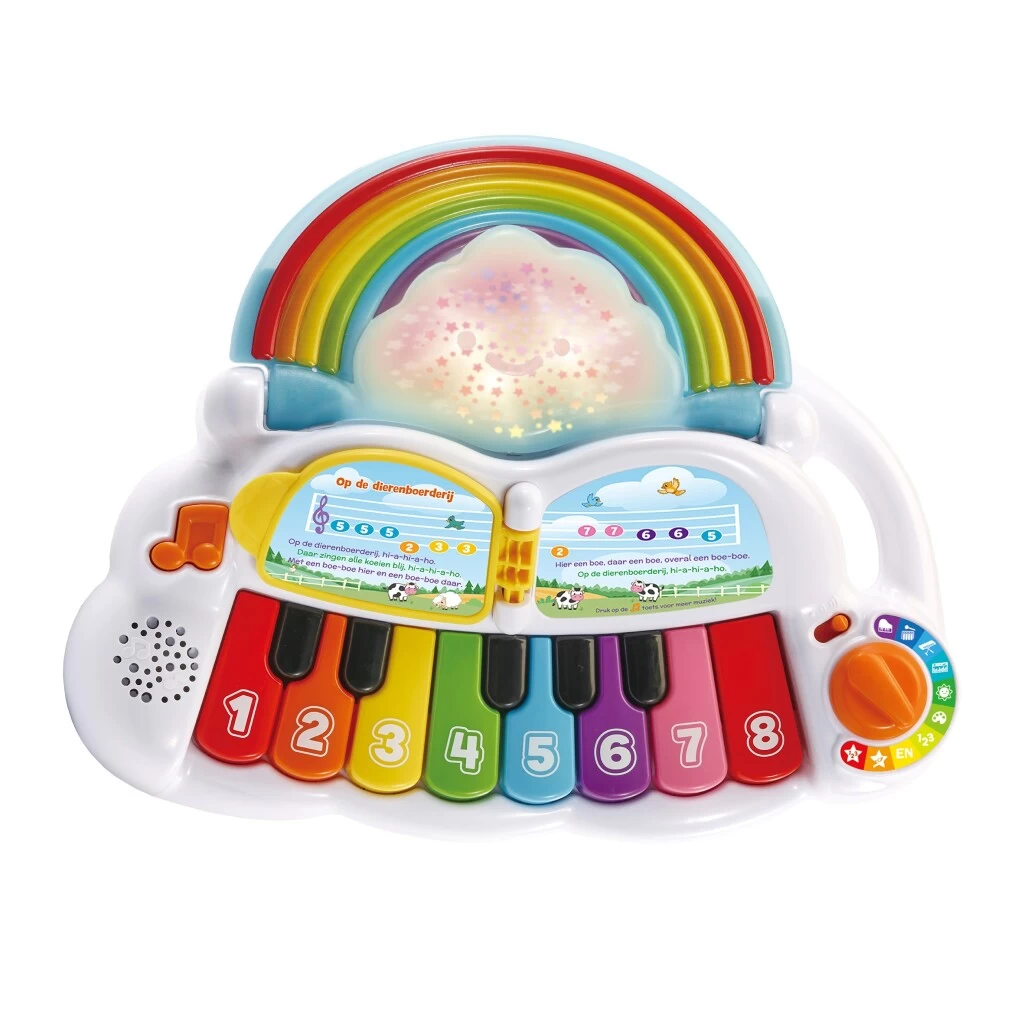 VTech Baby Magische Regenboog Piano 1 VTech Baby Magische Regenboog Piano