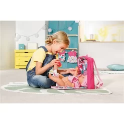 Baby Born Holiday Luierrugzak 3-delig -Beste Speelgoed 4001167829233 3