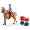 Schleich Barrel Racing Met Cowgirl En Paard