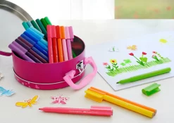 Faber-Castell Faber Castell FC-155537 Connector Viltstiften Handtas 33 Stuks -Beste Speelgoed 4005401555377 1