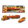 Dickie Toys Vrachtwagen Met Oplegger + Boot