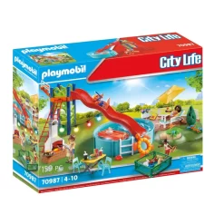 Playmobil 70987 City Life Zwembadfeest Met Glijbaan