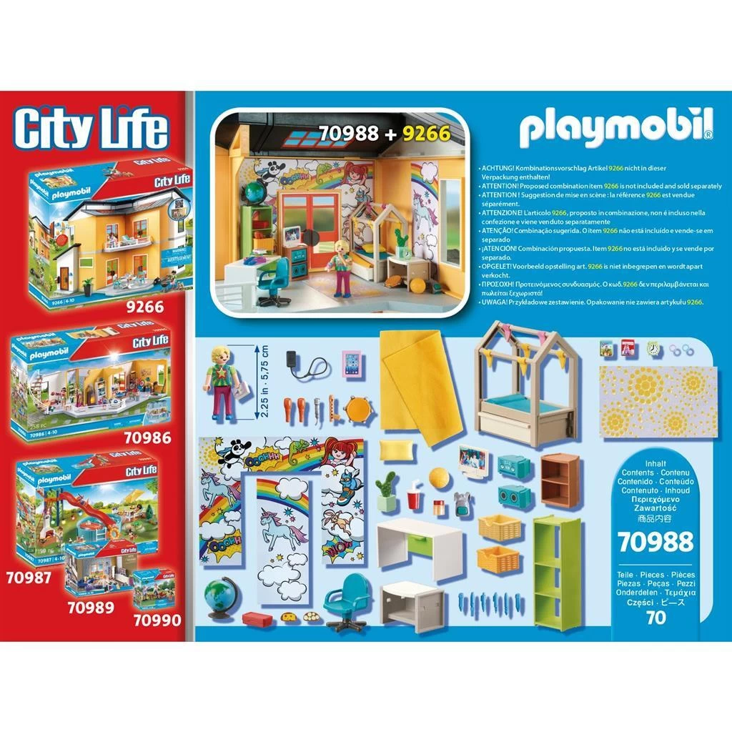 Playmobil 70988 City Life Tienerkamer 5 Playmobil 70988 City Life Tienerkamer - Afbeelding 5