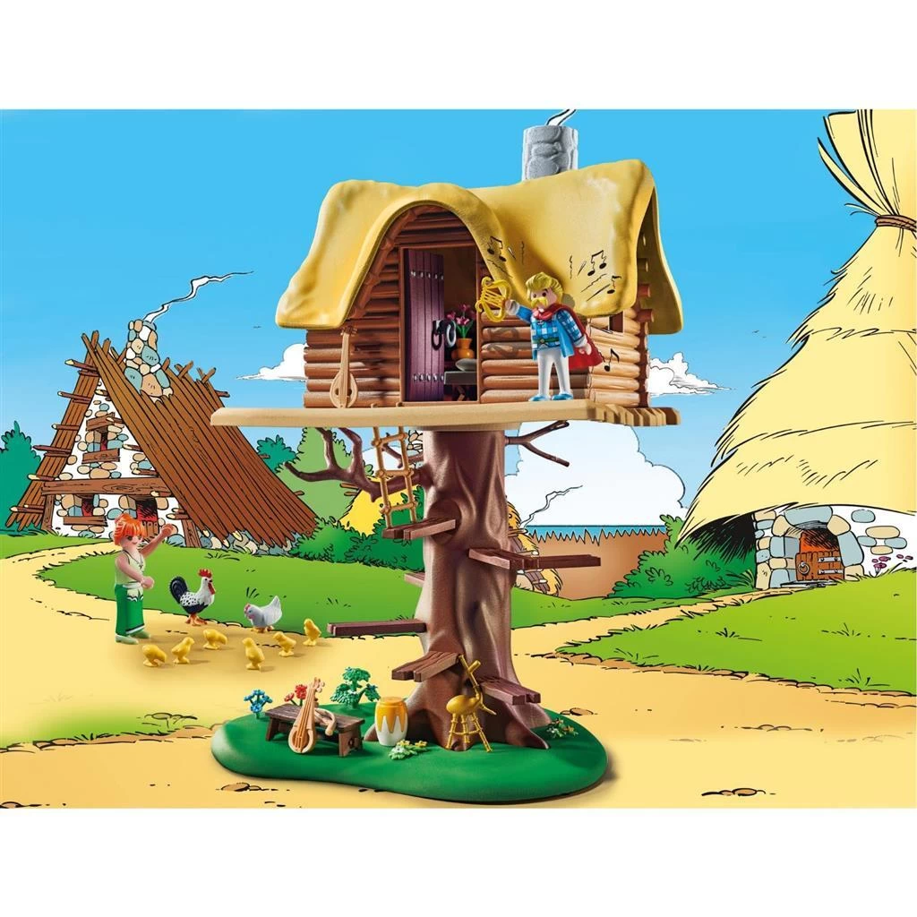 Playmobil 71016 Asterix Kakofonix Met Boomhut 2 Playmobil 71016 Asterix Kakofonix Met Boomhut - Afbeelding 2