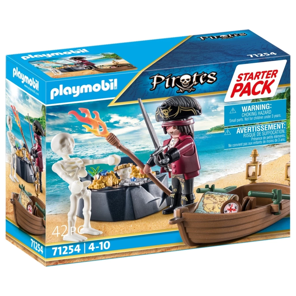 Playmobil 71254 Starter Pack Piraat Met Roeiboot 1 Playmobil 71254 Starter Pack Piraat Met Roeiboot