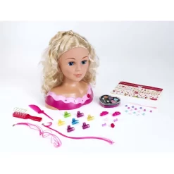 Basic Kapkop Met Make-Up En Haar-Accessoires 33 Cm -Beste Speelgoed 4009847053923 5