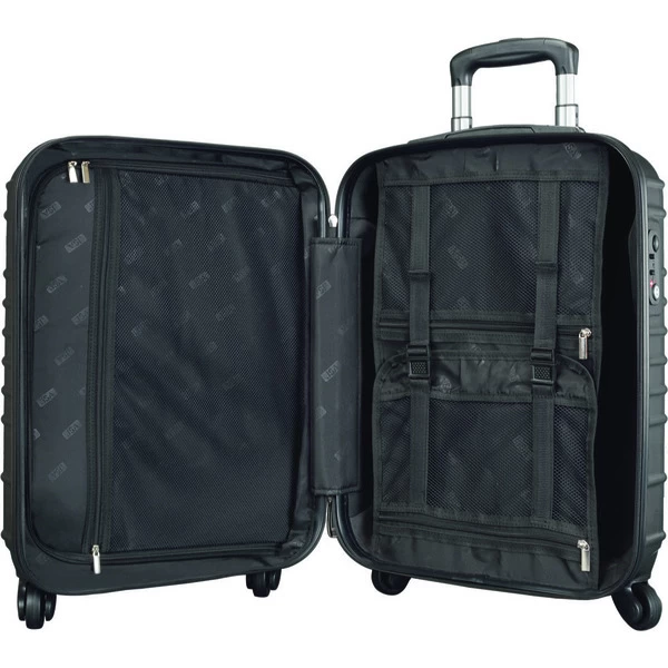 Juscha JU-45553 Reistrolley JSA, Mat Zwart, S, 52x36x18cm 3 Juscha JU-45553 Reistrolley JSA, Mat Zwart, S, 52x36x18cm - Afbeelding 3