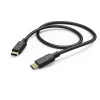 Hama Oplaad-/gegevenskabel USB Type-C – USB Type-C 1,5 M Zwart