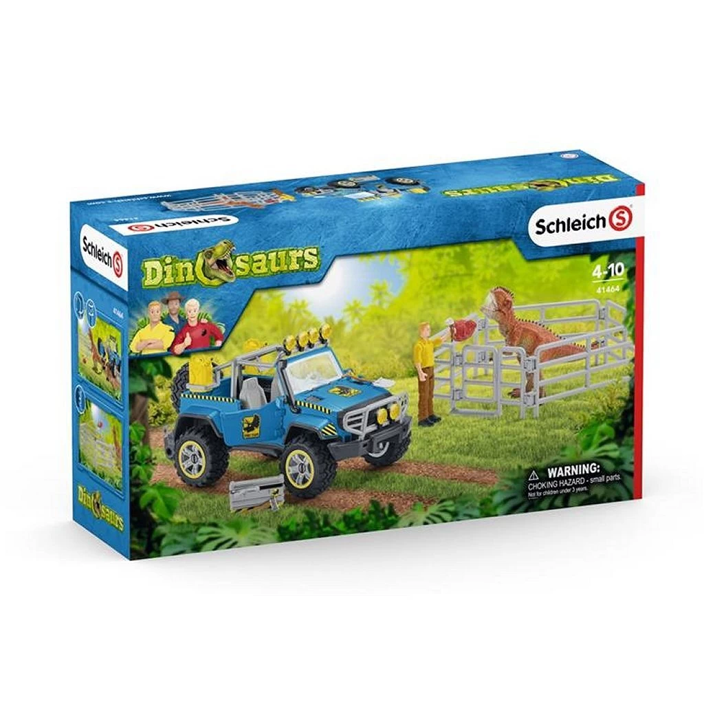Schleich Dinosaarus Terreinwagen Met Dino-Buitenpost 2 Schleich Dinosaarus Terreinwagen Met Dino-Buitenpost - Afbeelding 2