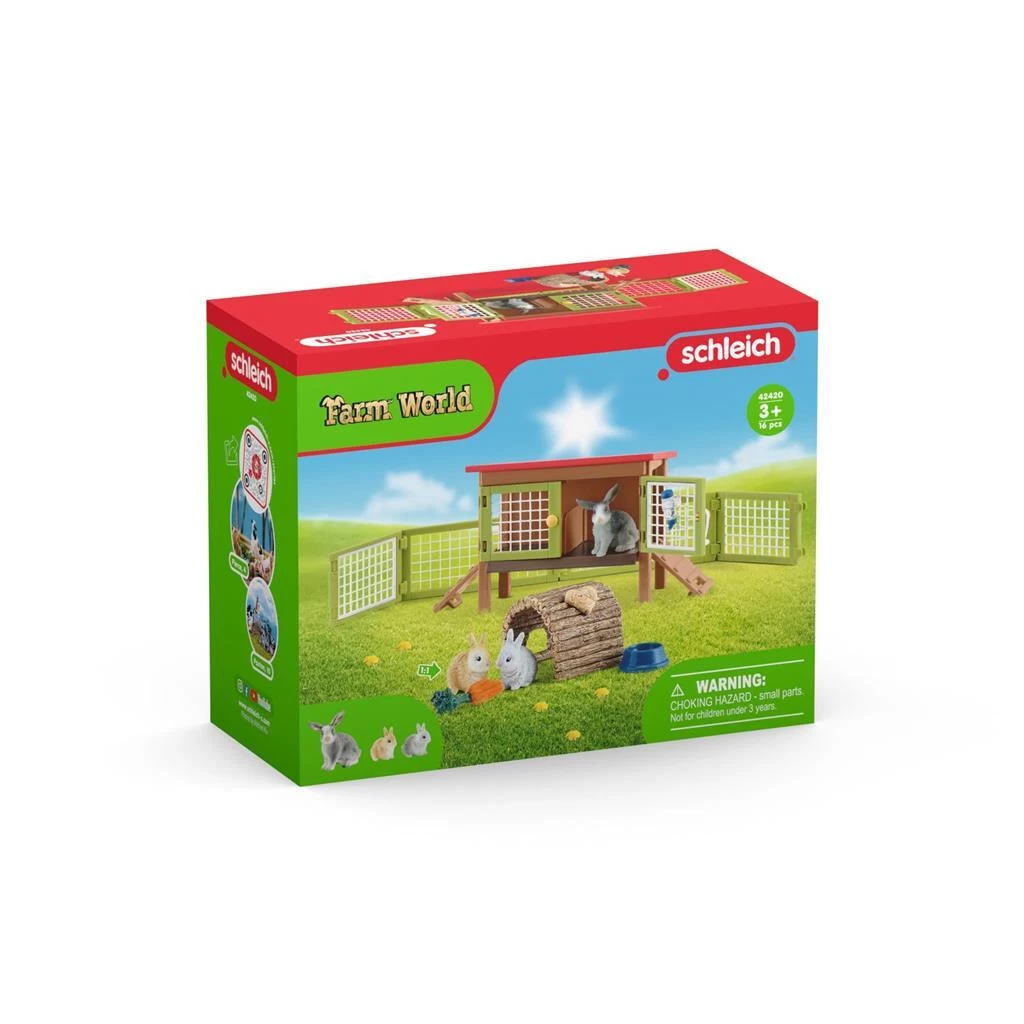 Schleich Farm World Konijnenhok 4 Schleich Farm World Konijnenhok - Afbeelding 4
