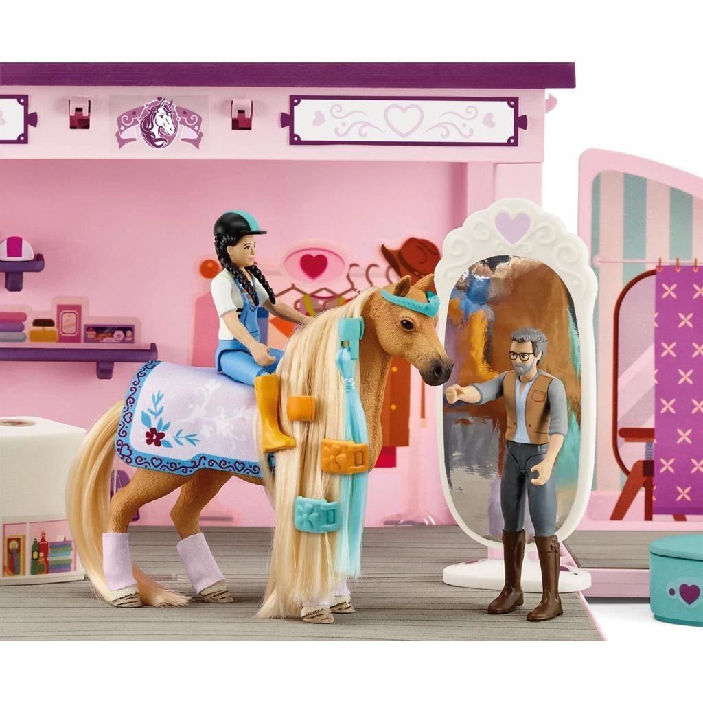 Schleich Horse Club Sofias Beauties Paarden Pop-Up Boetiek 4 Schleich Horse Club Sofias Beauties Paarden Pop-Up Boetiek - Afbeelding 4