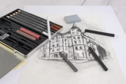 Eberhard Faber EF-516916 Tekenset EFA Bliketui 16 Stuks -Beste Speelgoed 4087205169165 5