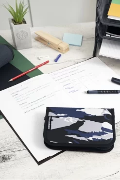 Eberhard Faber EF-577491 Etui Gevuld 32 Delig Camouflage Blauw/grijs -Beste Speelgoed 4087205774918 4