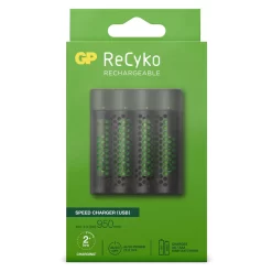 GP Recyko USB Lader + 4 AAA Batterijen 950mah 9 GP Recyko USB Lader + 4 AAA Batterijen 950mah -Beste Speelgoed 4891199199431 0