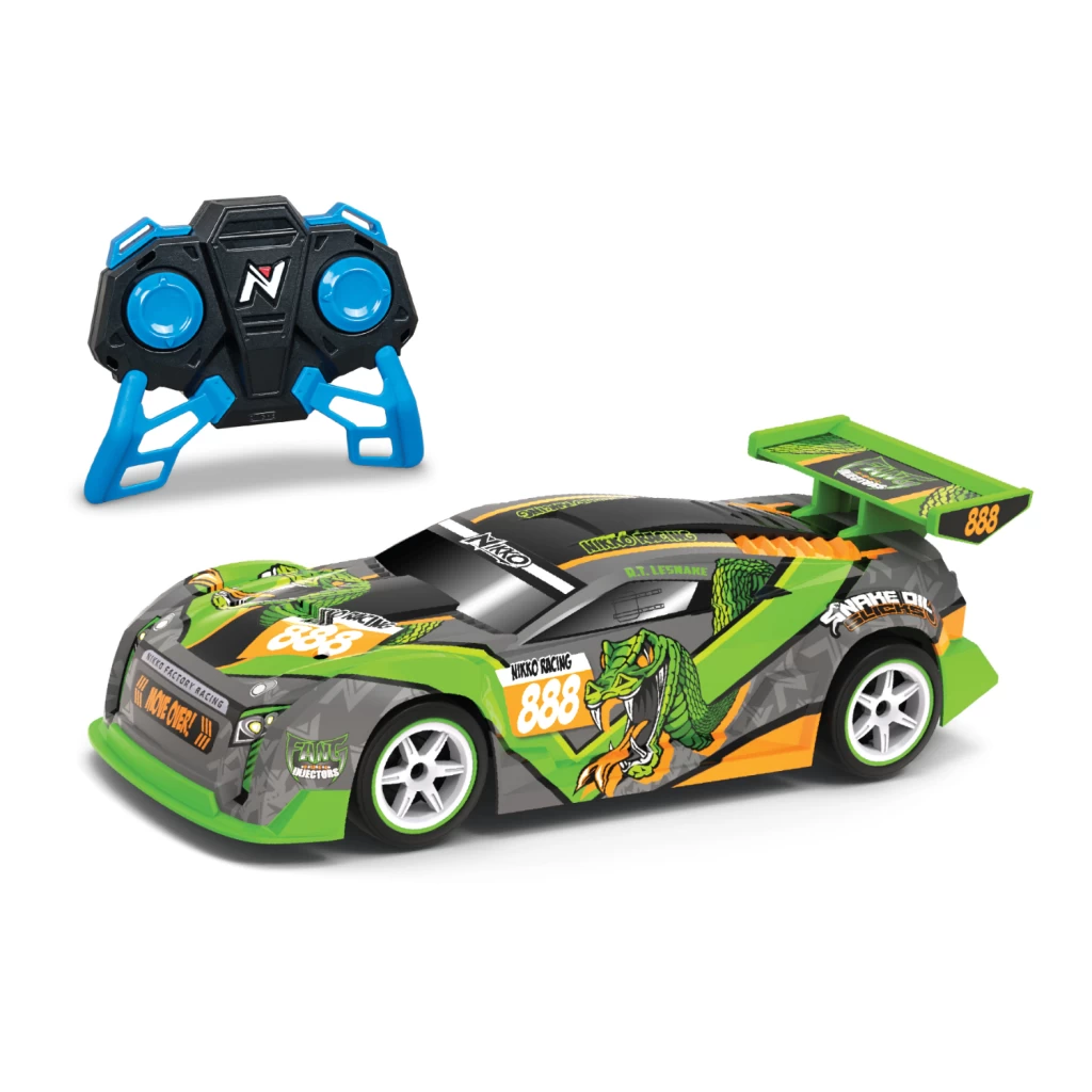 Nikko RC Fang Racing Auto 28 Cm Groen 1:16 1 Nikko RC Fang Racing Auto 28 Cm Groen 1:16
