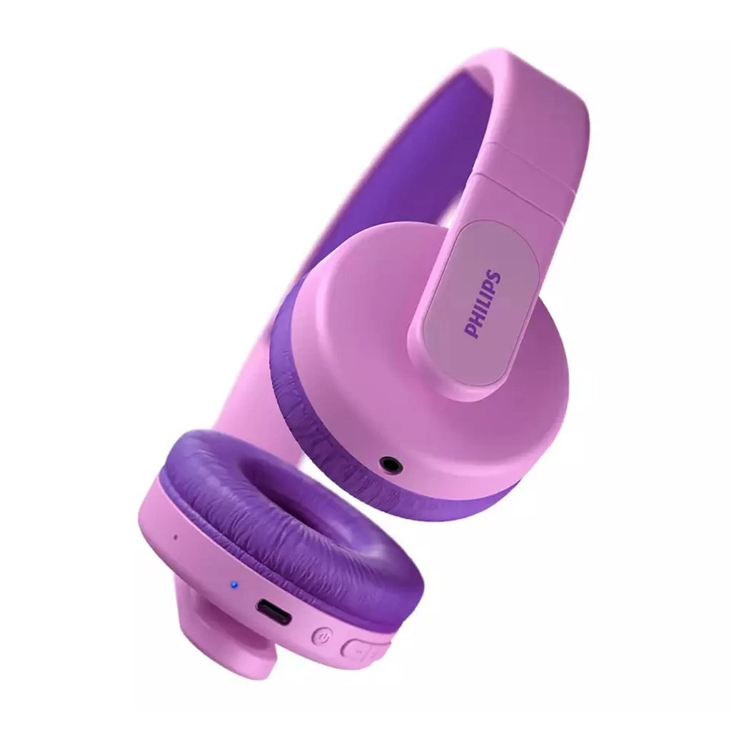 Philips TAK4206PK/00 Draadloze On-Ear Koptelefoon Voor Kinderen + LED-Licht Roze 2 Philips TAK4206PK/00 Draadloze On-Ear Koptelefoon Voor Kinderen + LED-Licht Roze - Afbeelding 2