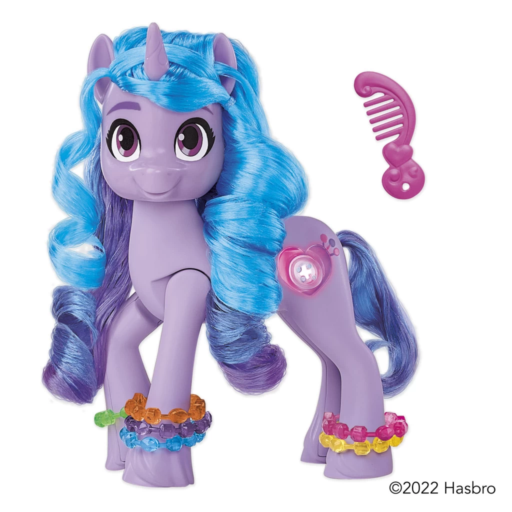 My Little Pony Stralende Izzy Moonbow + Armbanden + Licht 1 My Little Pony Stralende Izzy Moonbow + Armbanden + Licht