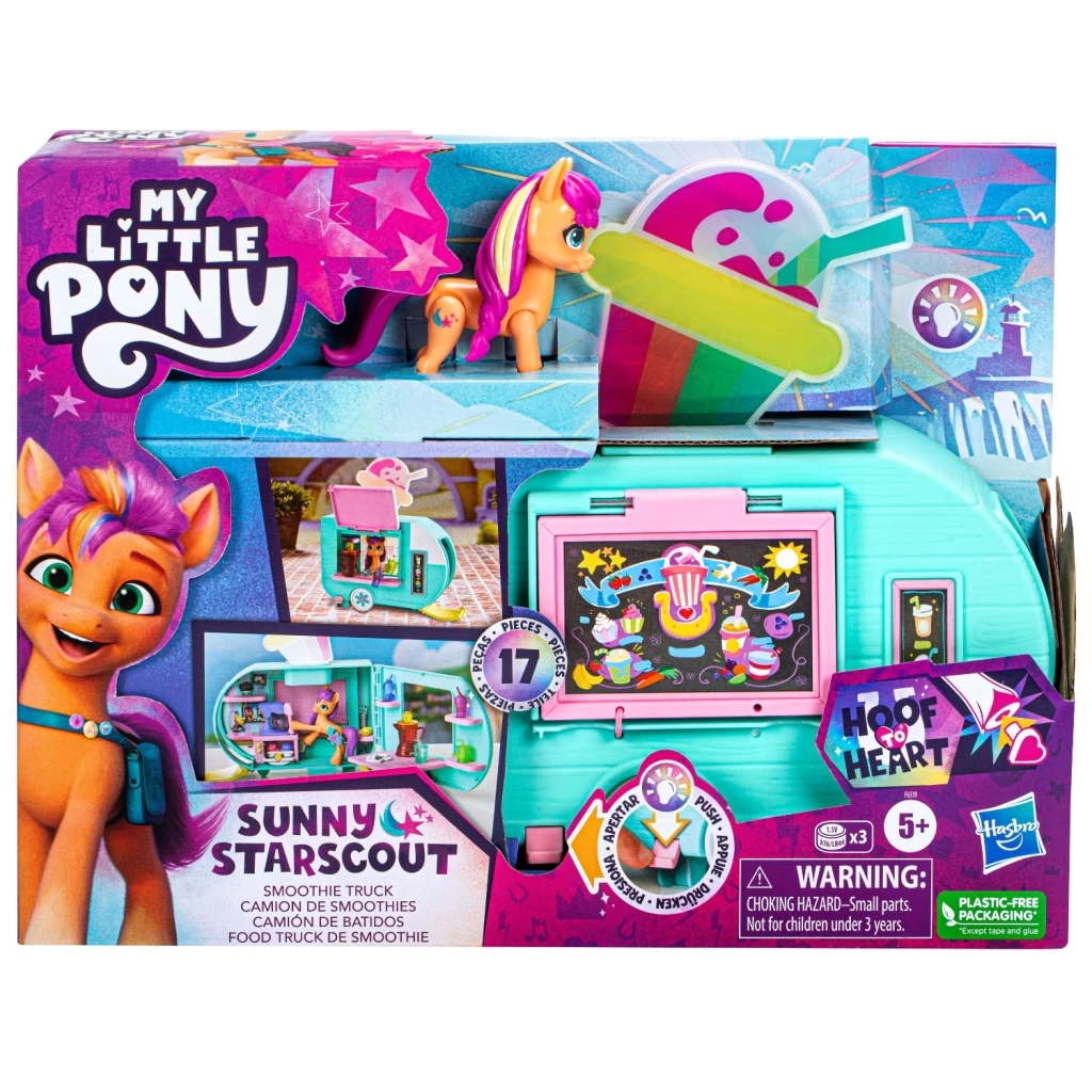 My Little Pony Sunny Starcout Smoothie Kraam + Licht 1 My Little Pony Sunny Starcout Smoothie Kraam + Licht