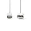 Nedis CCGP39300WT30 Sync And Charge-kabel Apple Lightning 8-pins Male – Usb-a Male 3,0 M Wit