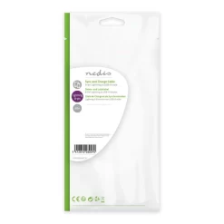 Nedis CCGP39300WT30 Sync And Charge-kabel Apple Lightning 8-pins Male – Usb-a Male 3,0 M Wit -Beste Speelgoed 5412810280070 2