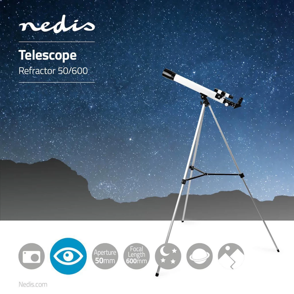 Nedis SCTE5060WT Telescoop 2 Nedis SCTE5060WT Telescoop - Afbeelding 2