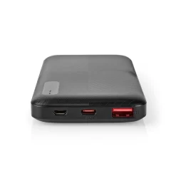 Nedis UPBKPD10000BK Powerbank 10000 Mah 2x 3.0 A Outputs: 2 Output: 1x Usb-a / 1x Usb-c™ Inputs: 1x Micro Usb / 1x Usb-c™ Pd2.0 18w Lithium-polymeer -Beste Speelgoed 5412810401734 2