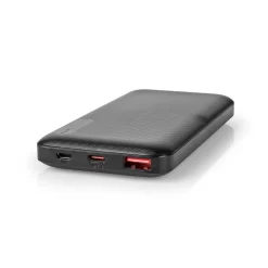 Nedis UPBKPD10000BK Powerbank 10000 Mah 2x 3.0 A Outputs: 2 Output: 1x Usb-a / 1x Usb-c™ Inputs: 1x Micro Usb / 1x Usb-c™ Pd2.0 18w Lithium-polymeer -Beste Speelgoed 5412810401734 5