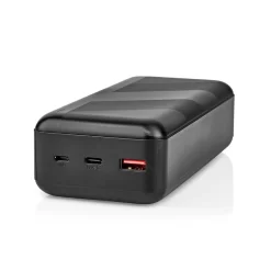 Nedis UPBKPD30000BK Powerbank 30000 Mah 1.5 / 2.0 / 3.0 A Outputs: 2 Output: 1x Usb-a / 1x Usb-c™ Inputs: 1x Micro Usb / 1x Usb-c™ Pd3.0 20w Lithium-polymeer -Beste Speelgoed 5412810418596 4