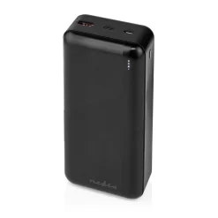 Nedis UPBKPD30000BK Powerbank 30000 Mah 1.5 / 2.0 / 3.0 A Outputs: 2 Output: 1x Usb-a / 1x Usb-c™ Inputs: 1x Micro Usb / 1x Usb-c™ Pd3.0 20w Lithium-polymeer -Beste Speelgoed 5412810418596 5