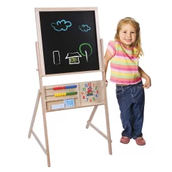 Basic Schoolbord Whiteboard Hout 2 In 1 -Beste Speelgoed 6942397317511 4