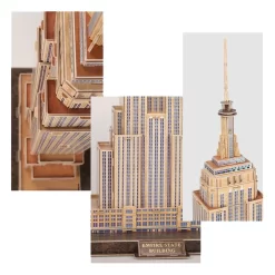 Cubic Fun National Geographic 3D Puzzel The Empire State Building 66 Stukjes -Beste Speelgoed 6944588209773 2