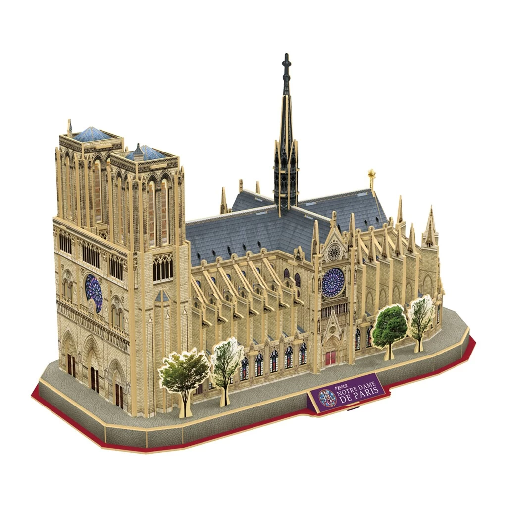 Cubic Fun National Geographic 3D Puzzel Notre-Dame Parijs 128 Stukjes 2 Cubic Fun National Geographic 3D Puzzel Notre-Dame Parijs 128 Stukjes - Afbeelding 2