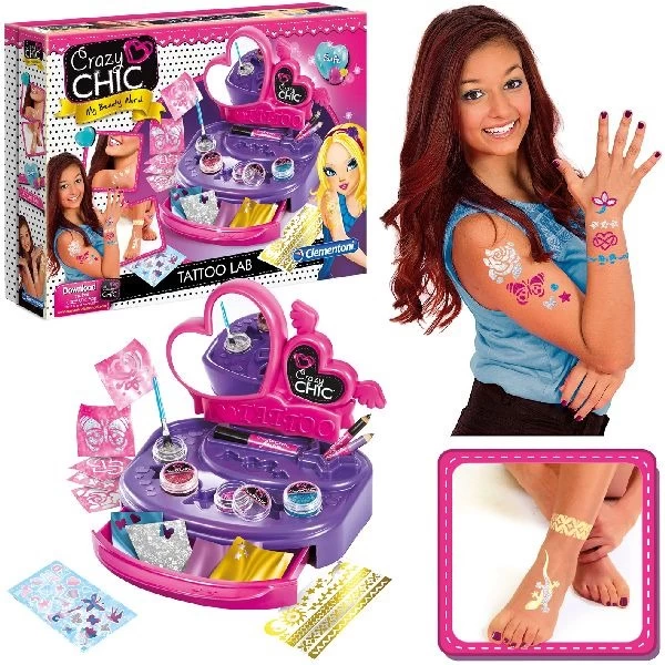 Clementoni Crazy Chic Tattoo Lab 1 Clementoni Crazy Chic Tattoo Lab