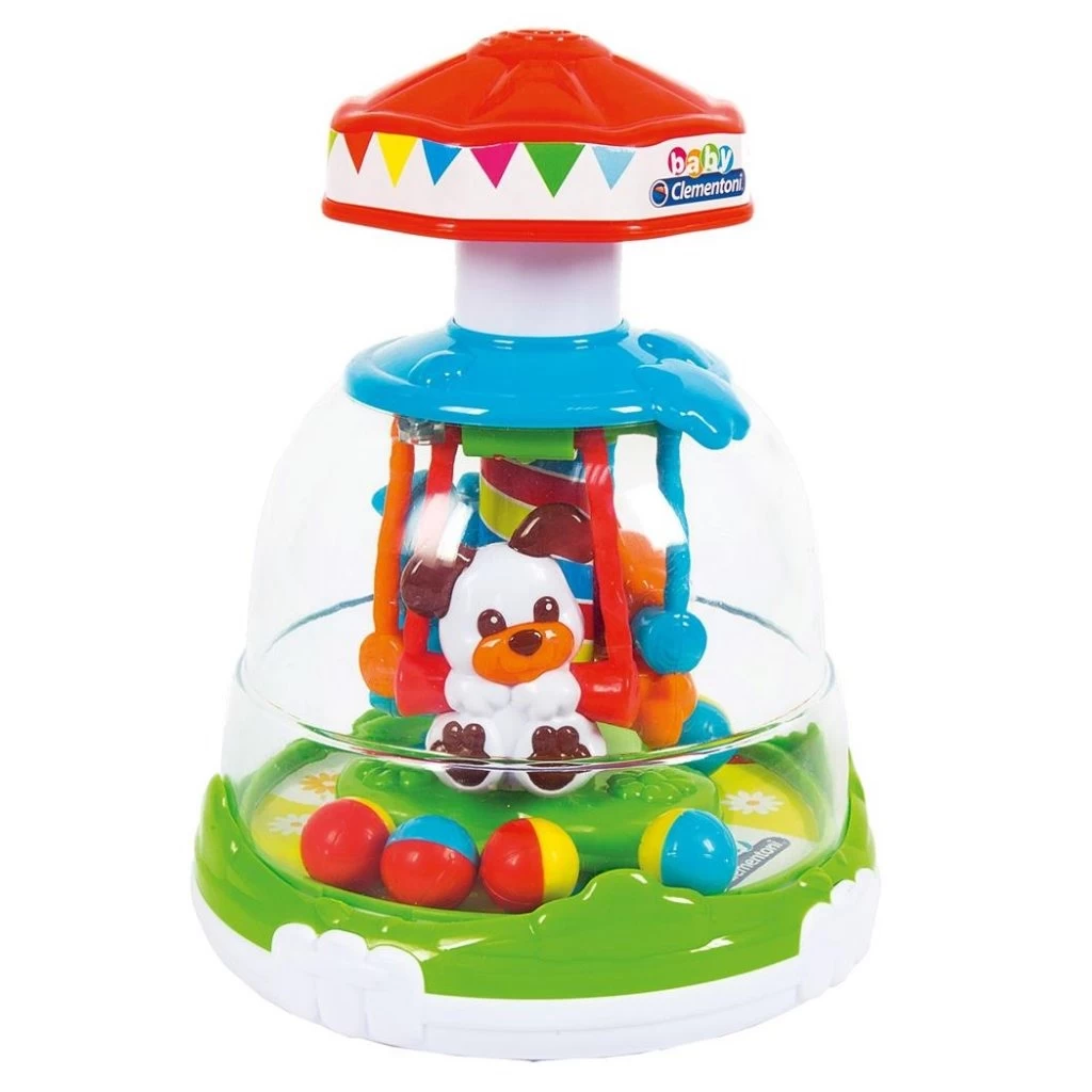 Clementoni Dieren Draaimolen 20x16x16 Cm 1 Clementoni Dieren Draaimolen 20x16x16 Cm