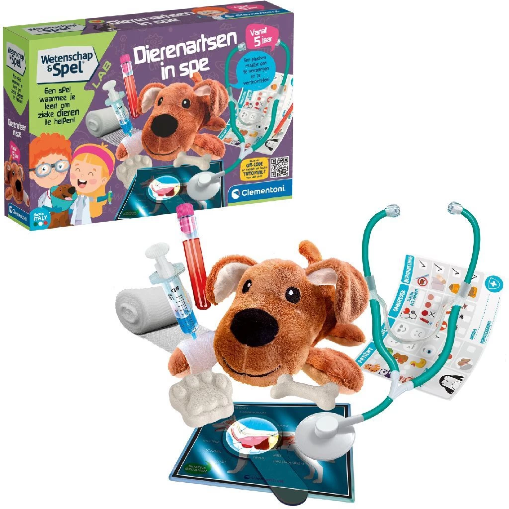 Clementoni Wetenschap En Spel Dierenartsen In Spe 1 Clementoni Wetenschap En Spel Dierenartsen In Spe
